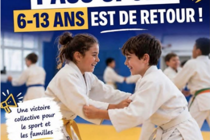 Inscriptions judo: le PASS'SPORT est de retour !!!